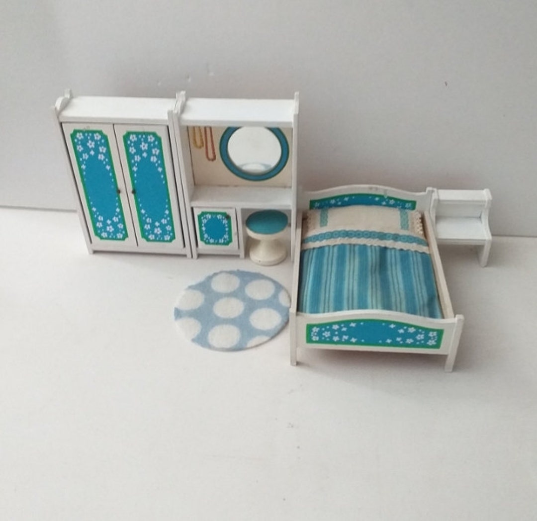 Lundby Dollhouse Furniture / Bedroom Set 116 Etsy
