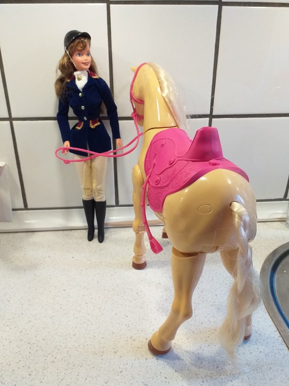 MATTEL BARBIE Rider Mechanic Barbie Horse as 1 Set. Etsy Sweden