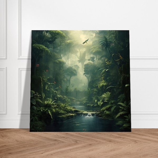 Premium Poster - Rainforest | Ikigai | Jungle | Nature | Art print | decoration