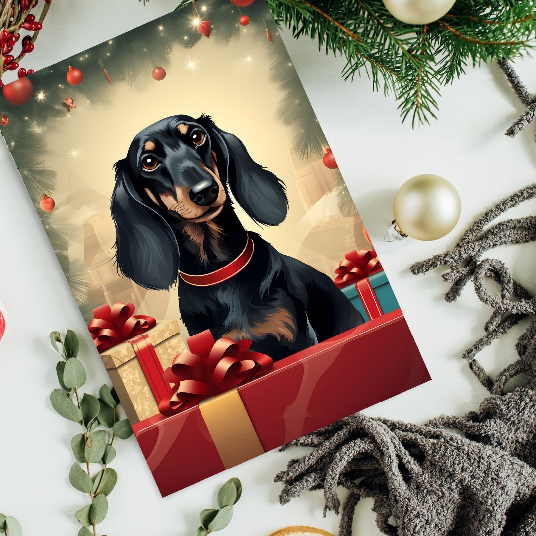 Dachshund Christmas Cards 