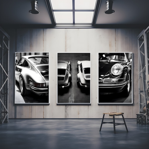 Décoration Murale En Bois – Porsche GTS – 60 Cm – Neuve Sous Emballage
