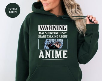 Anime Hoodie, Anime Studio Ghibli Inspired, Funny Anime Sweatshirt, Manga Lovers Gift, Manga Fan Hoodie, Gift ideas Anime, Anime Fan Gifts
