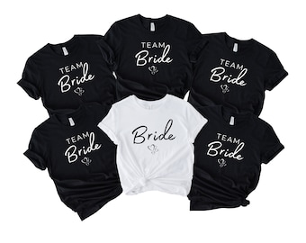 Bachelorette Party Shirts, Team Bride Shirt, Bride Squad Shirts, Bridesmaid Shirts, Bride And Crew, Custom Bachelorette Tee, Bridal Party
