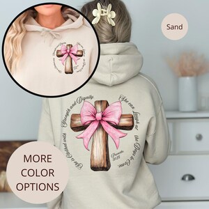 Christian Hoodie, Christian Gift,Christian Sweatshirt, Coquette Christian Gifts, Christian Hoodies, Christian Streetwear, Christian Clothing