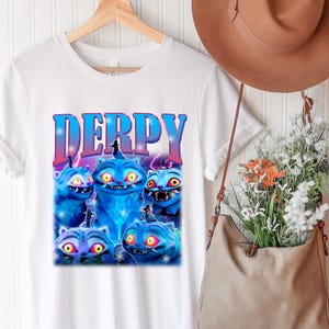 Kpop Demon Hunters Tiger Shirt, Derpy the Tiger And Bird Demon Hunter Tiger Tee, Hunters Tiger fan, Kpop Saja Boys Shirt, Kpop Demon Hunters
