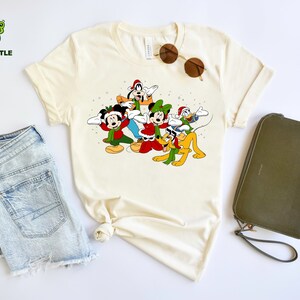 Vintage Mickey And Friend Christmas Shirt,Disney Ears Christmas Shirt,Disney Christmas Shirt,Disney Trip Shirt,Disney Family Christmas Shirt