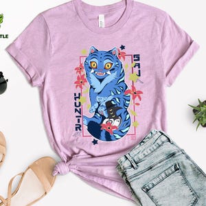 Kpop Demon Hunters Tiger Shirt, Derpy the Tiger And Bird Demon Hunter Tiger Shirt, Hunters Tiger Fan, Animal Shirt, Kpop Movie Fan Gift