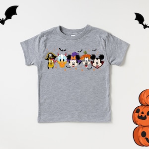 Disney Halloween Toddler Tshirt, Mickey and Friends Halloween hirt, Spooky Disney Shirt, Mickey and Minnie Shirt, Spooky Disney Shirt