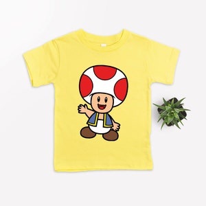 Super Mario Toad Shirt, Mario World Shirt, Mario Bross Shirt, Super Mario Video Game Shirt, Mario Day Shirt, Toad Family Birthday Shirt