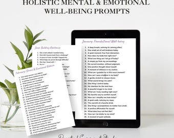 365日の健康のヒント | ホリスティックメンタルヘルスジャーナル＆プランナー | すぐにダウンロード
