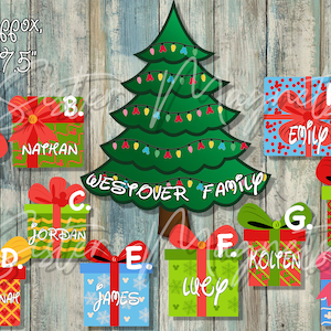 Custom Cruise, DCL Very Merrytime, Christmas Tree, Christmas Present, Cruise Ship Door Magnet, Family Cruise, door decorations, holiday