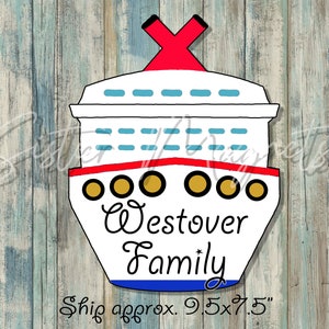 Custom Cruise, Carnival Cruise Ship Door Magnet, RCC, DCL