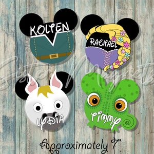 Custom Cruise, DCL Tangled Inspired Cruise Magnets, Rapunzel, Flynn ...