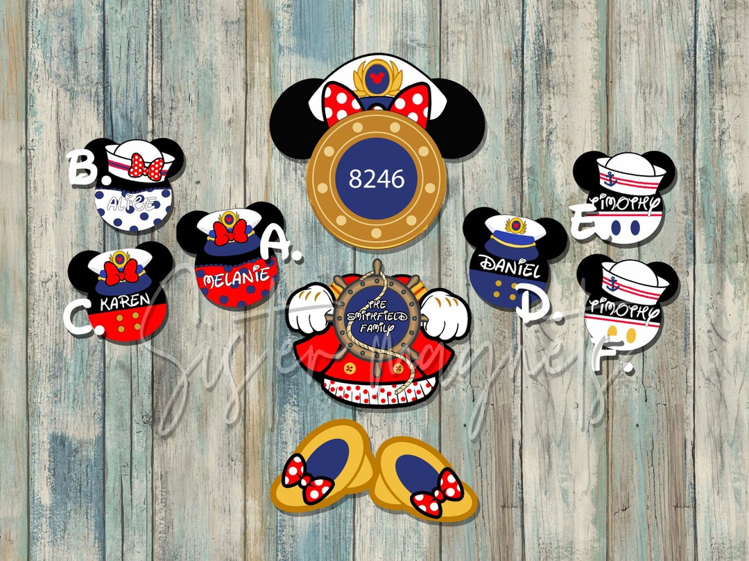 Custom Cruise, Captain Mickey Porthole, Captain Minnie Porthole, Sailor ...