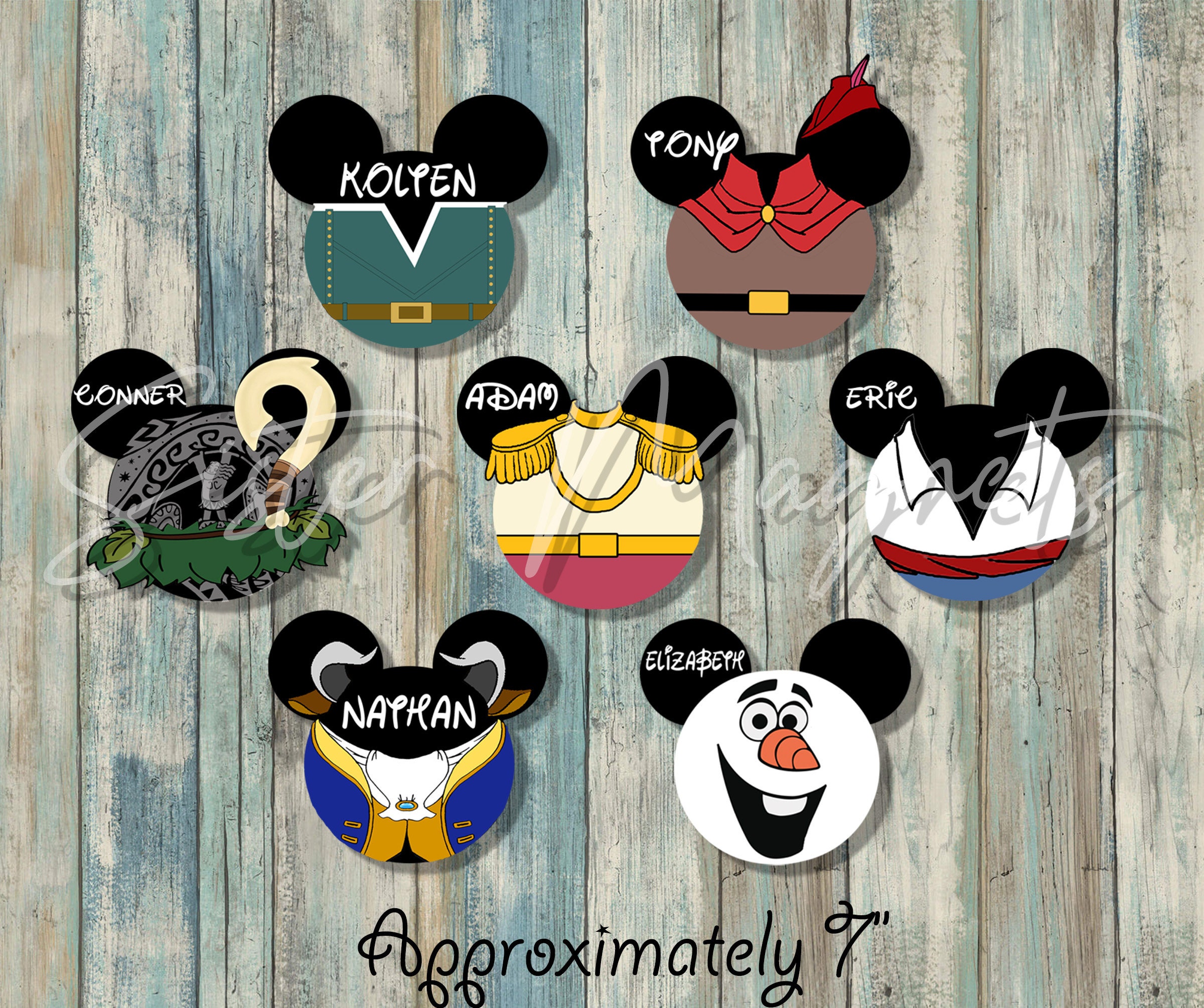 Custom Cruise, DCL Peter Pan Inspired Cruise Ship Door Magnets, Family ...