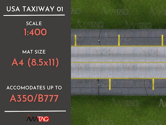 1:400 Scale Airport Layout | Digital Download | Model Airport