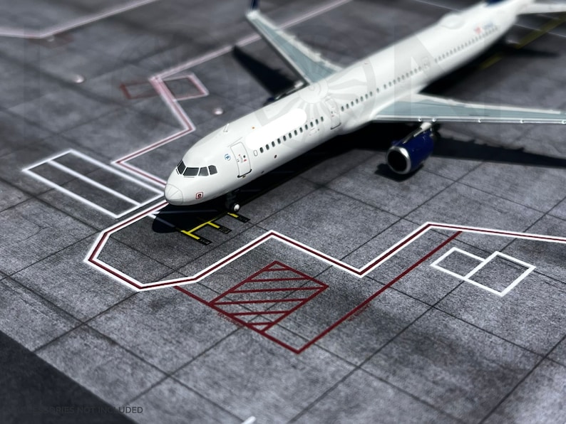 1:400 Scale Airport Ground Foil | Digital Download | Model Airport Foil ...