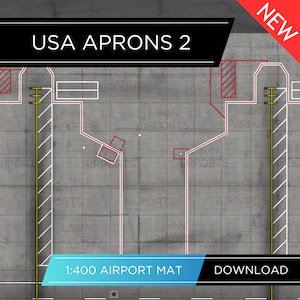 1:400 Scale Airport Ground Foil | Digital Download | Model Airport Foil | Aviation Collectible | Realistic Aviation Drawing | Custom Made