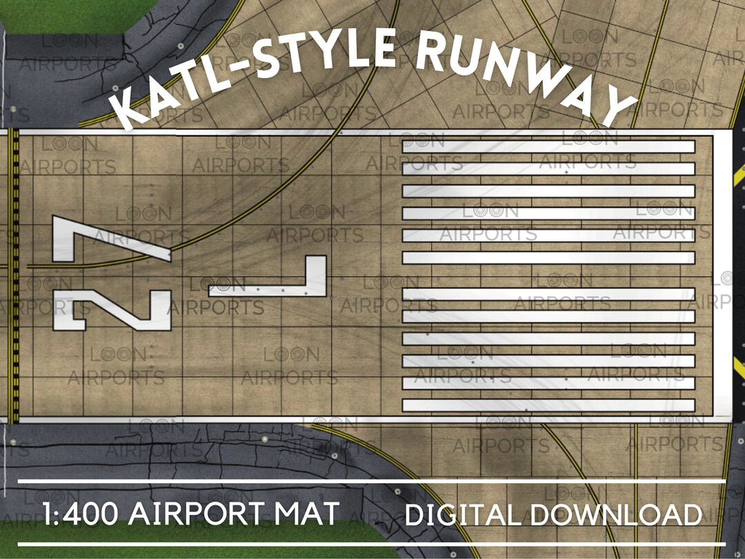 1:400 Scale Airport Layout Digital Download Model Airport - Etsy