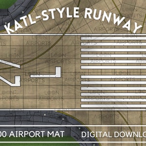 1:400 Scale Airport Layout Digital Download Model Airport - Etsy