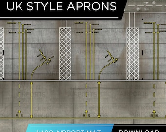 1:400 Scale Airport Layout | Digital Download | Model Airport Europe | Aviation Collectible | Realistic Aviation Drawing | Custom Made