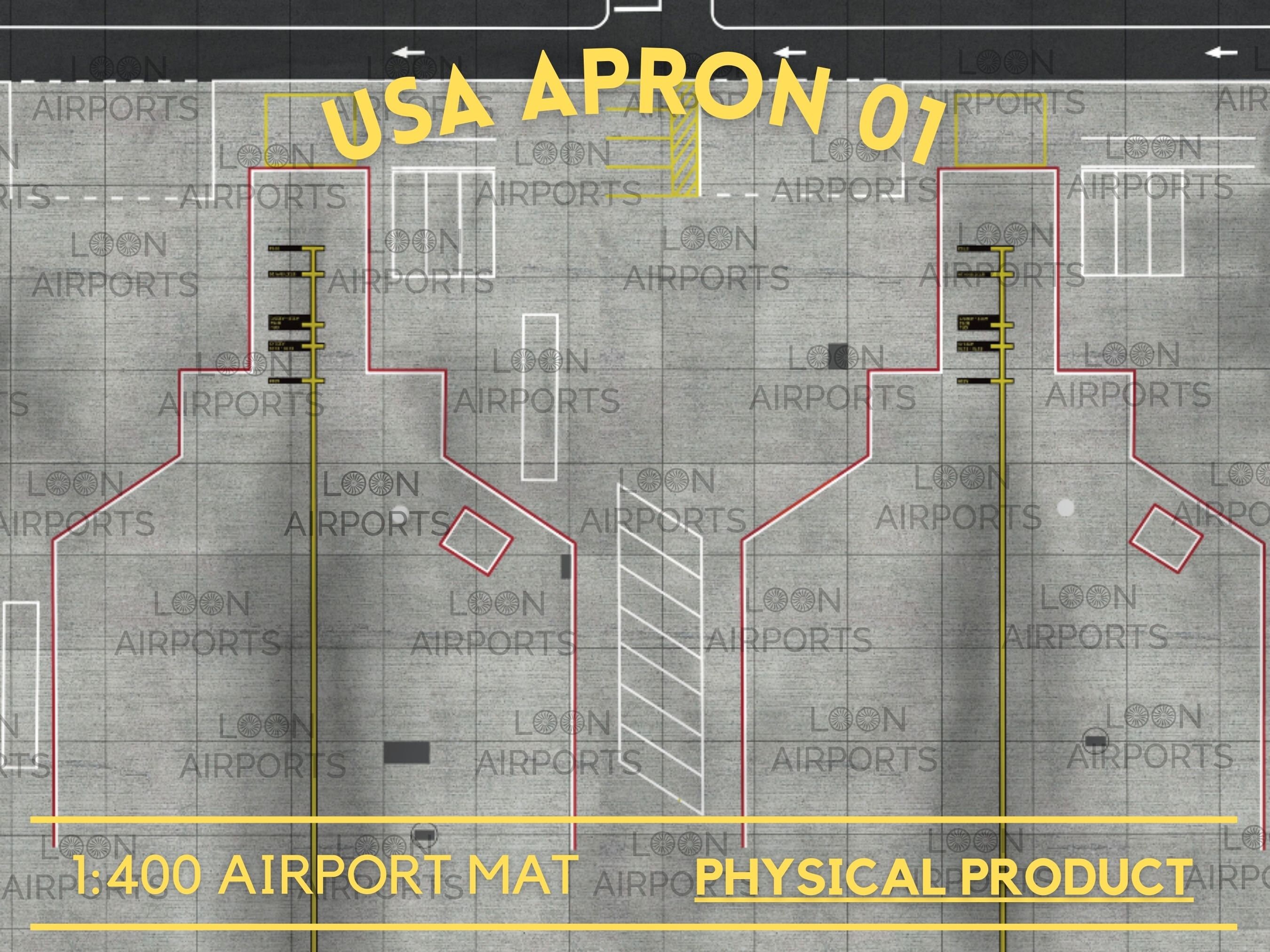 1:400 Scale Airport Ground Foil Digital Download Model - Etsy