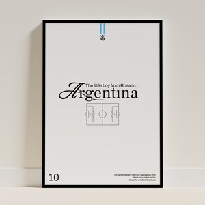 Lionel Messi Poster, Argentina Soccer Print, Football Gifts, Sports Poster, Football Player Poster, Soccer Wall Art, Sports Bedroom Posters