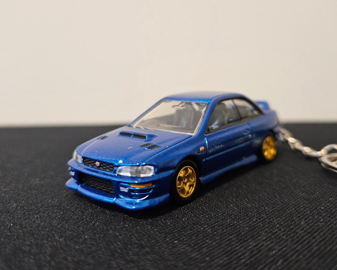 Subaru 22B STI Keychain free Gift Box - Etsy