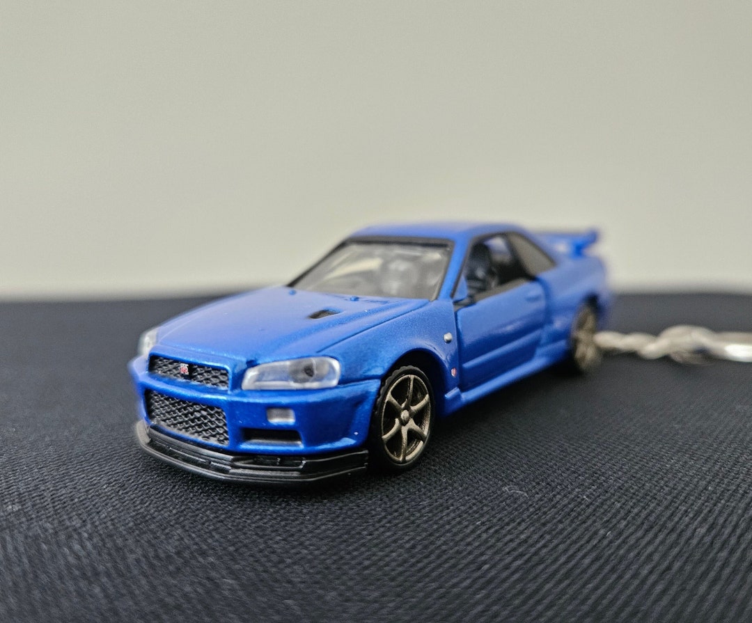 Nissan Skyline R34 GTR Keychain free Gift Box - Etsy
