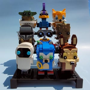 Multi-Tiered Display Stand for LEGO® Brickheadz™ Figures
