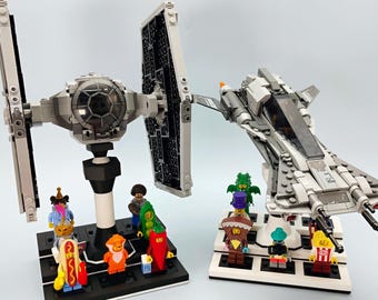 Display for LEGO® Minifigures with Adjustable Ship Stand