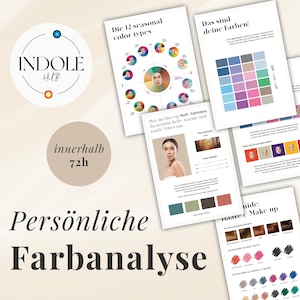 Personal color analysis: What color type are you? Professional luxury analysis with styling tips, virtual, digital, by IndoleHub