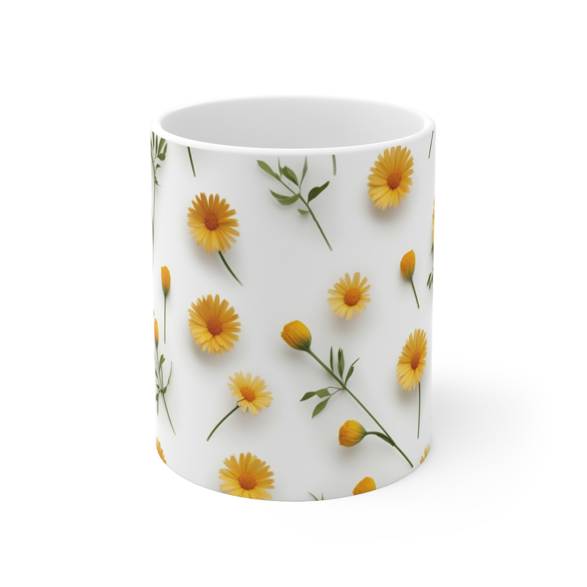  GSPY Daisy Cups, 2 Pack Cute Cups, Glass Coffee Cups with Lids  and Straws, 16oz Drinking Glasses, Aesthetic Coffee Cup, Flower Mug Glass  Tumbler - Christmas Gifts, Daisy Gifts for Women