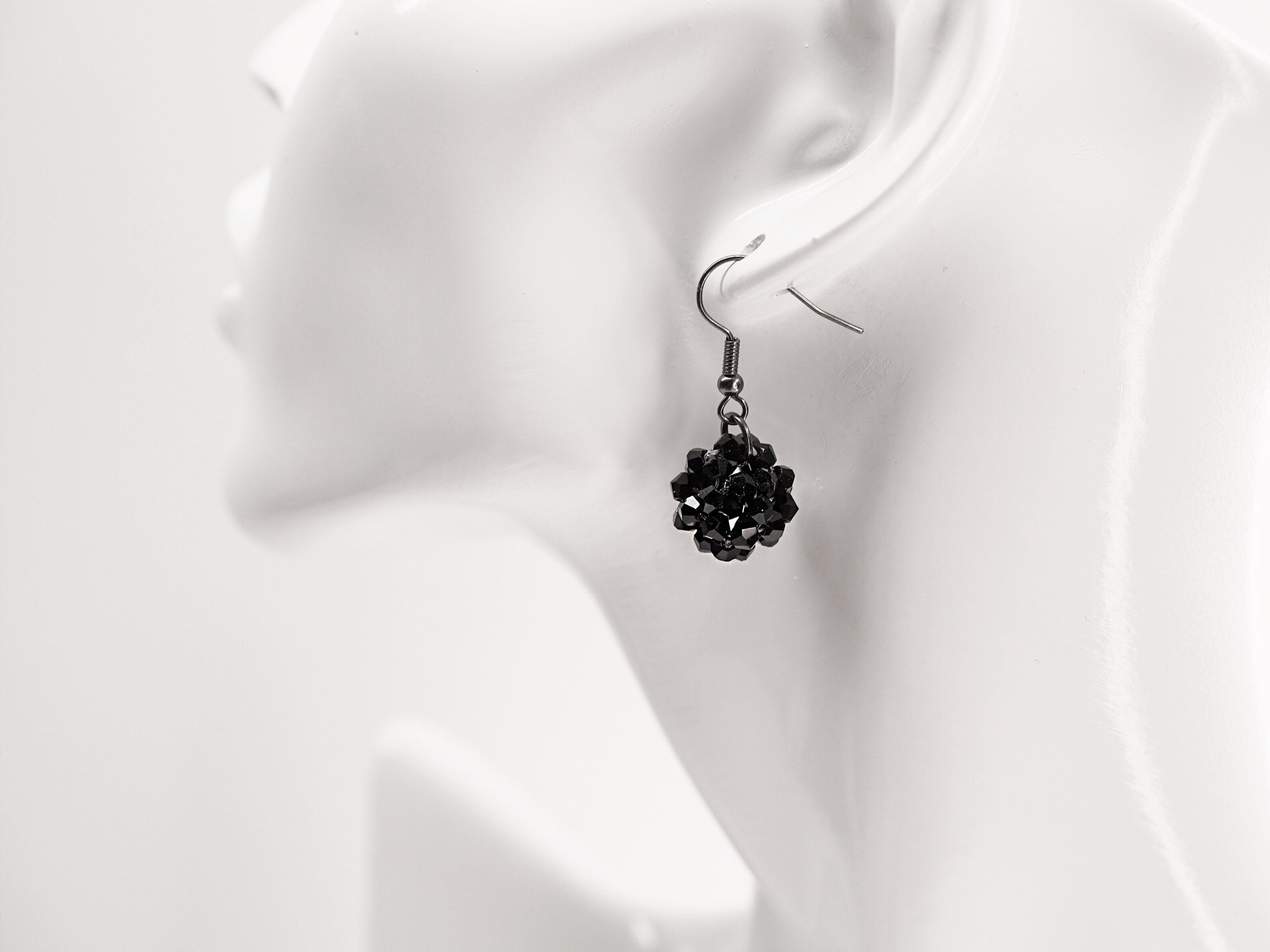 Sparkling Bi-cone Earrings