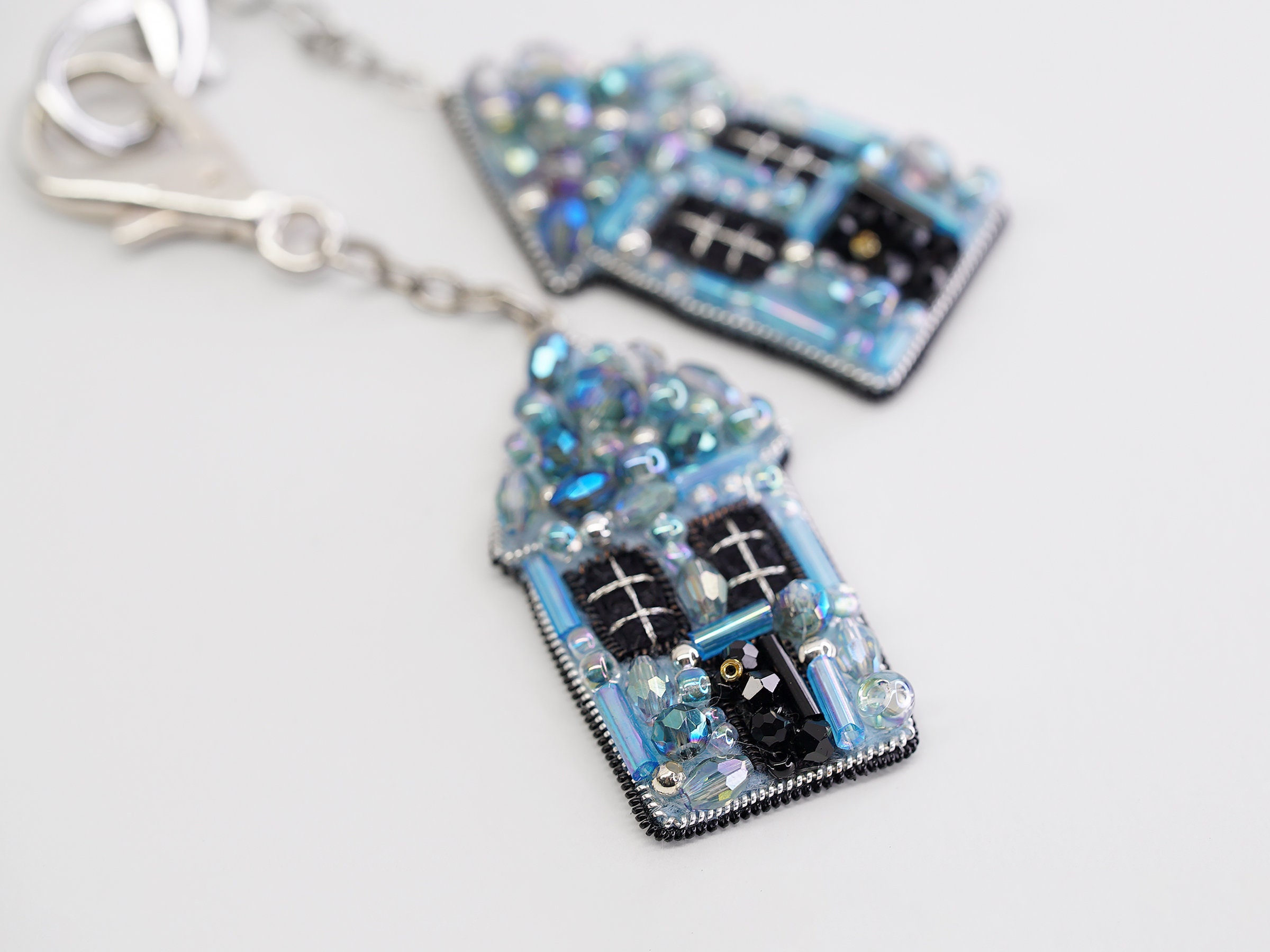 Home Sweet Home - Beaded keychain - Thumbnail 6