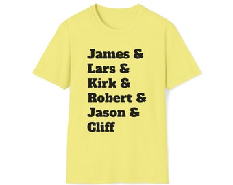 Metallica T-shirt Metallica Band members shirt Metallica Bassists Tshirt Lux Aeterna Metallica 72 Seasons T shirt