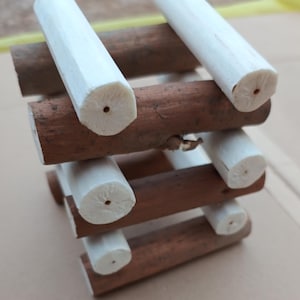 200 Natural Sola Wood Sticks: DIY Craft Supplies, Bird Toy Parts