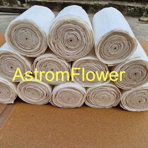 15 pezzi Rotolo di fogli di legno Sola per fiori che creano artigianato Diffusore di bastoncini secchi Profumo Spa Aroma Forniture Lavoro Fai da te Diserbo Scrapbook Carta morbida
