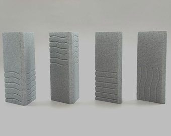 Fifth Element Stones (Full Set) | Movie Prop | 3D Printed | Textured | Detailed Replica