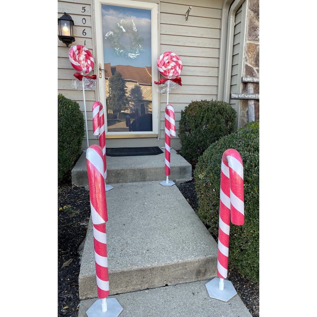 Giant Candy Cane Props Set of 2 - Etsy