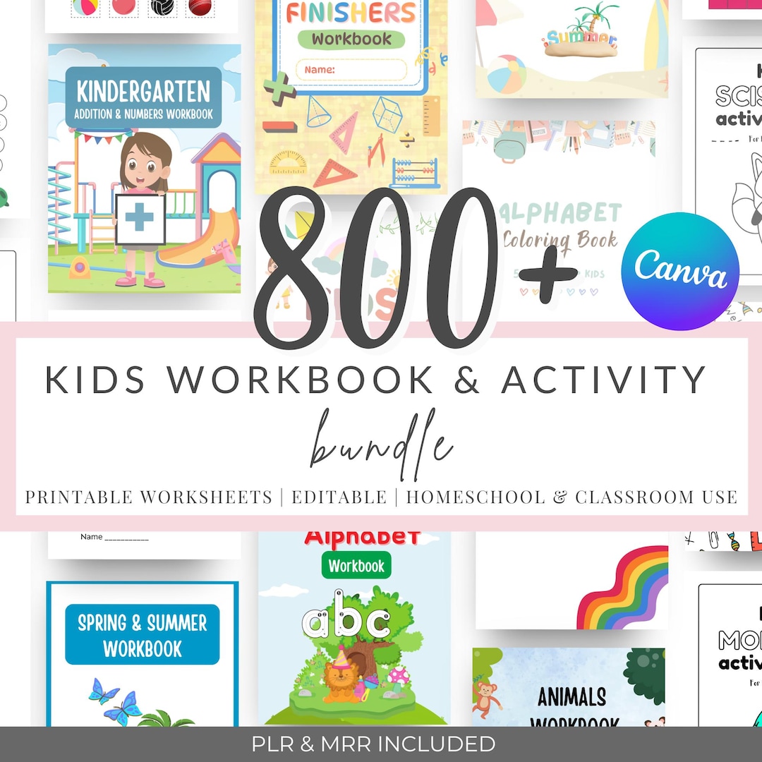 Preschool, Pre-k & Kindergarten Learning Bundle | 800+ Pages ...