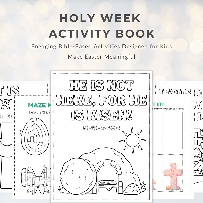 Holy Week Bible Story Cards | Christ-centered Easter Story for Kids ...
