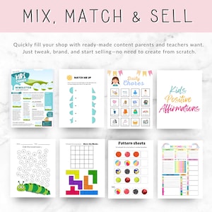 Kids Workbook & Activity Bundle | 100+ Activity Books for Kids | PLR MRR | Canva | Instant Download image 8