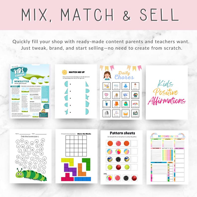 Kids Workbook & Activity Bundle | 100+ Activity Books for Kids | PLR MRR | Canva | Instant Download image 8