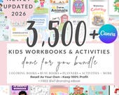 3,500+ Kids Worksheets & Activities Bundle | Done For You Printables with MRR (Resell Rights)