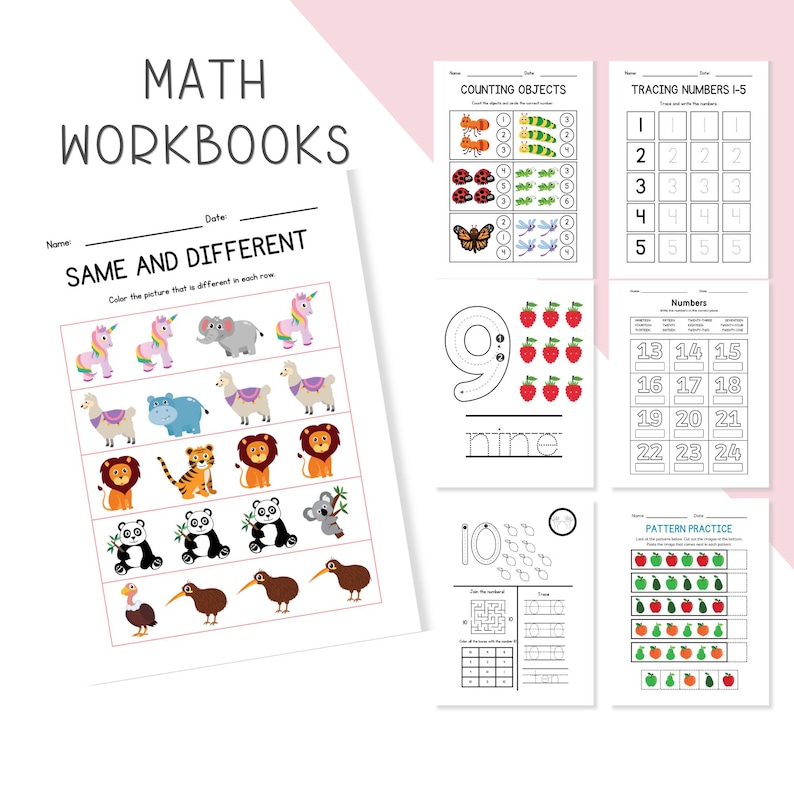 Bundel met werkbladen voor peuters en kleuters | Meer dan 800 printbare werkbladen voor kinderen | PLR MRR | Canva | PDF-download afbeelding 4