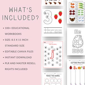 Kids Workbook & Activity Bundle | 100+ Activity Books for Kids | PLR MRR | Canva | Instant Download image 9