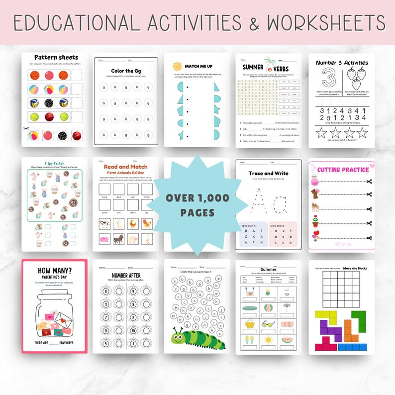 Kids Workbook & Activity Bundle | 100+ Activity Books for Kids | PLR MRR | Canva | Instant Download image 2