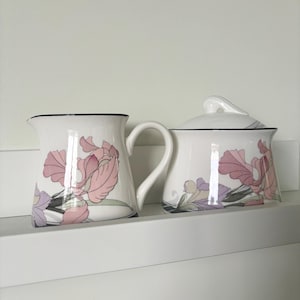 New Decade by Noritake sugar bowl and creamer - made in Japan