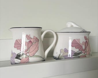 New Decade by Noritake Zuckerdose und Milchkännchen - made in Japan